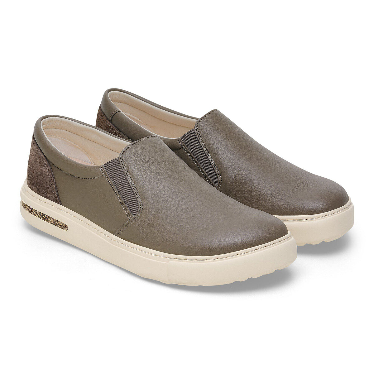 Oswego Mixed Leather in Color Concrete Gray | Birkenstock