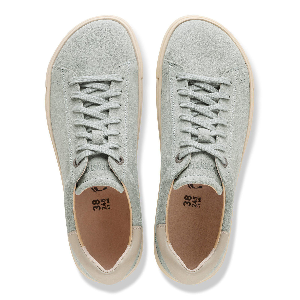 Bend Low Leather-Suede in Color Pure Sage/ Oyster | Birkenstock