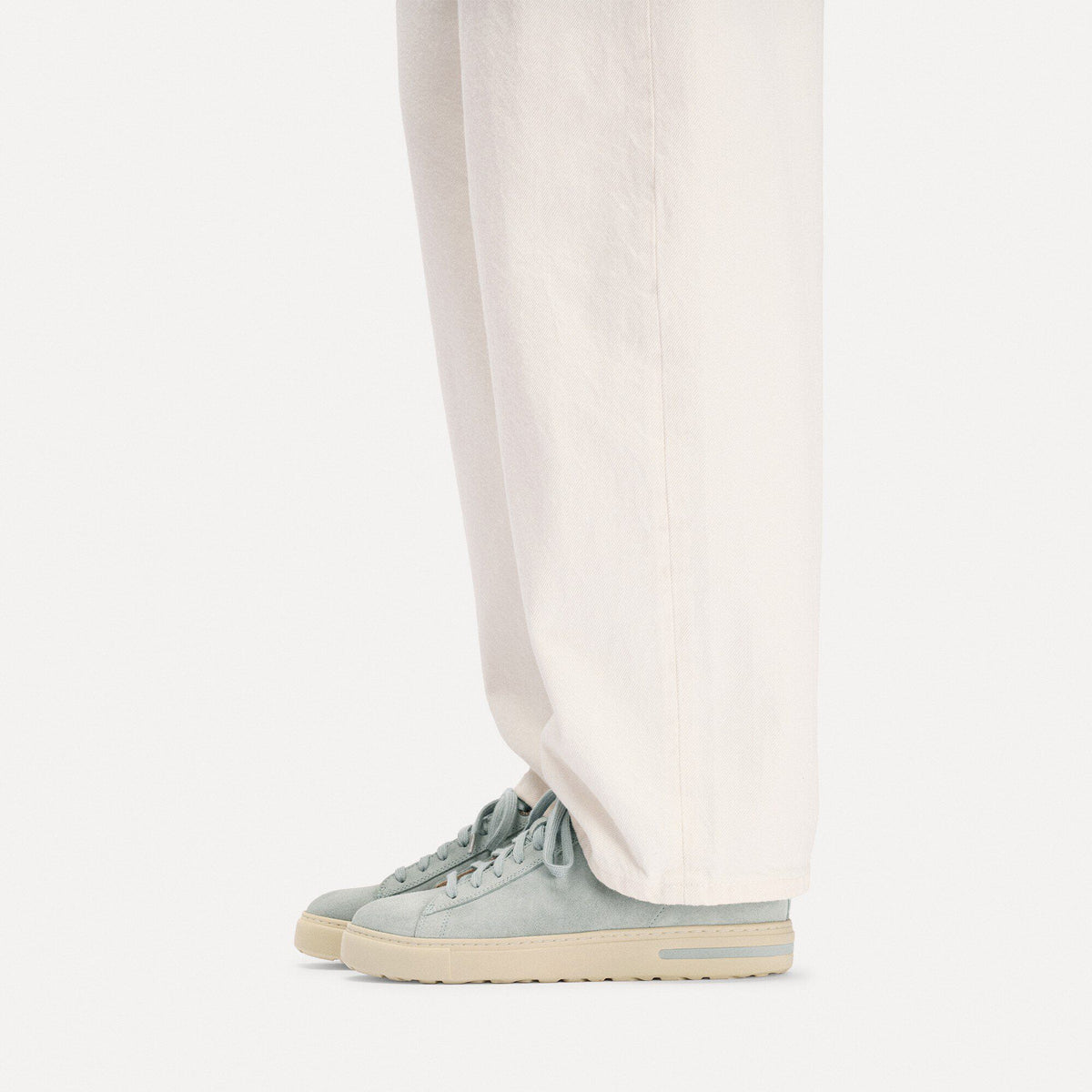Bend Low Leather-Suede in Color Pure Sage/ Oyster | Birkenstock