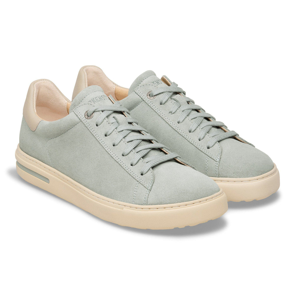 Bend Low Leather-Suede in Color Pure Sage/ Oyster | Birkenstock