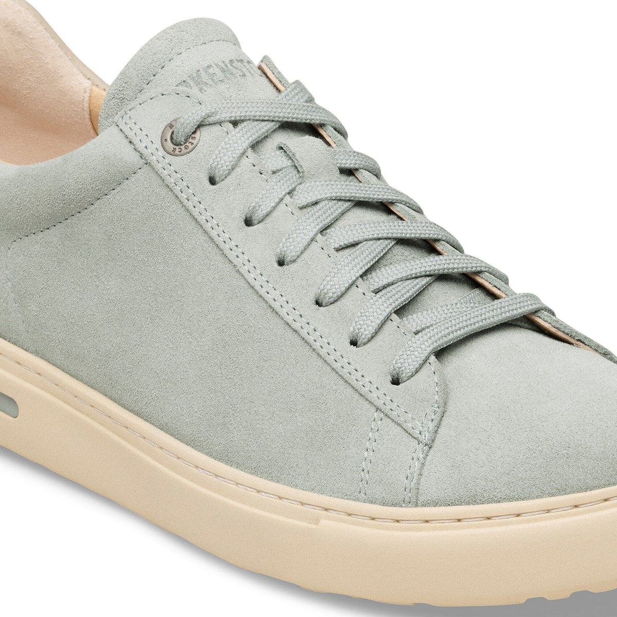 Bend Low Leather-Suede in Color Pure Sage/ Oyster | Birkenstock