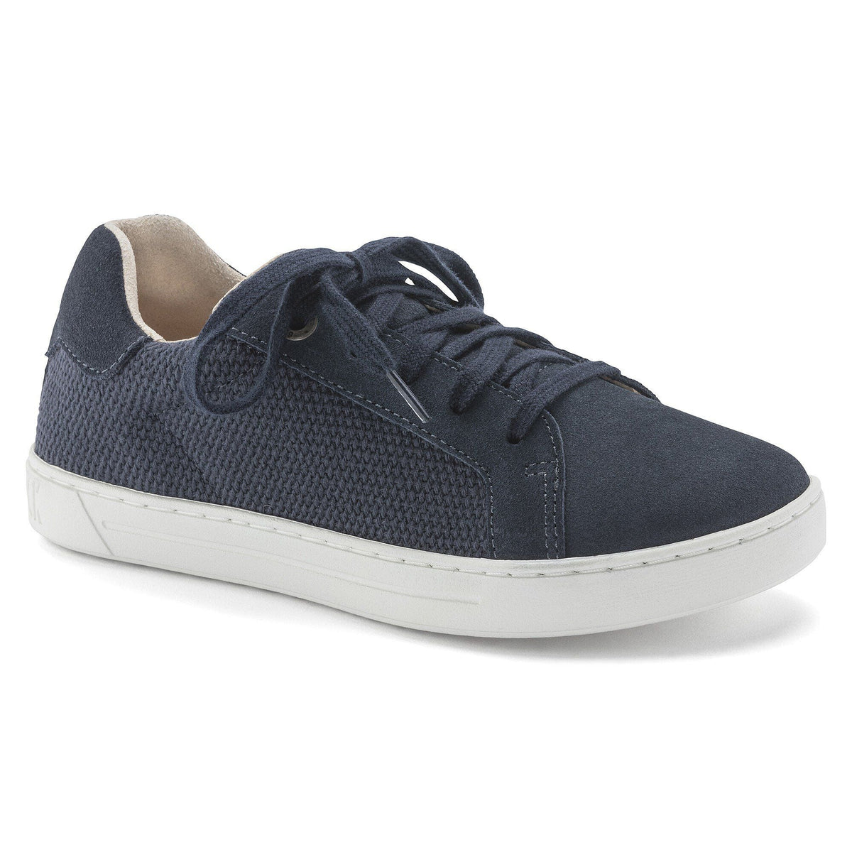 Porto Kids Suede Leather-Textile in Color Midnight Blue | Birkenstock
