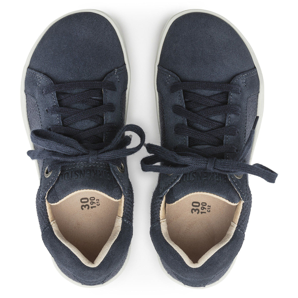 Porto Kids Suede Leather-Textile in Color Midnight Blue | Birkenstock
