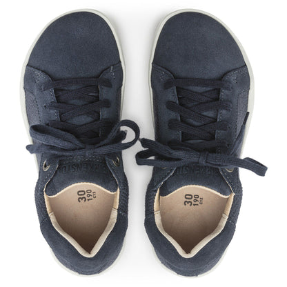 Porto Kids Suede Leather-Textile in Color Midnight Blue | Birkenstock