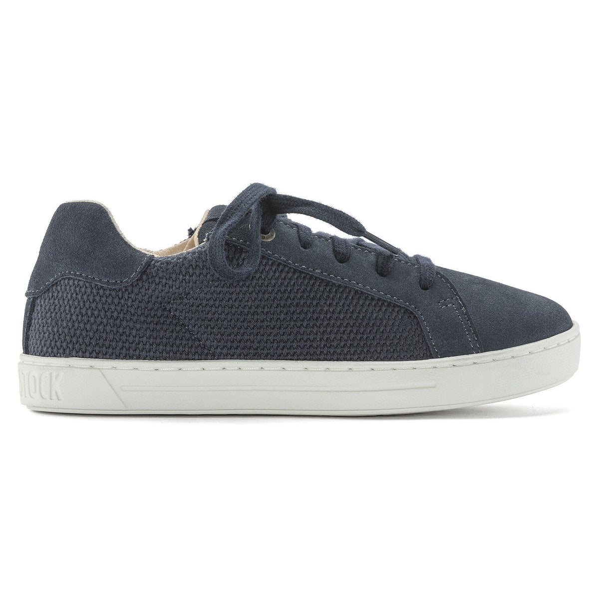 Porto Kids Suede Leather-Textile in Color Midnight Blue | Birkenstock