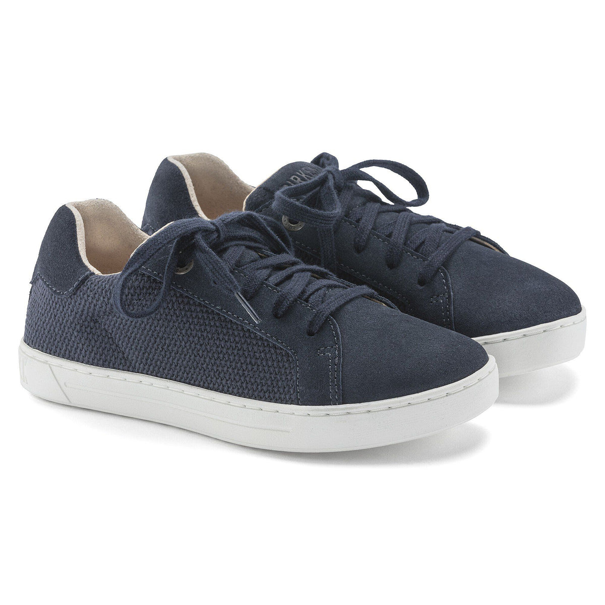 Porto Kids Suede Leather-Textile in Color Midnight Blue | Birkenstock