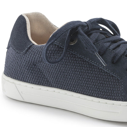 Porto Kids Suede Leather-Textile in Color Midnight Blue | Birkenstock