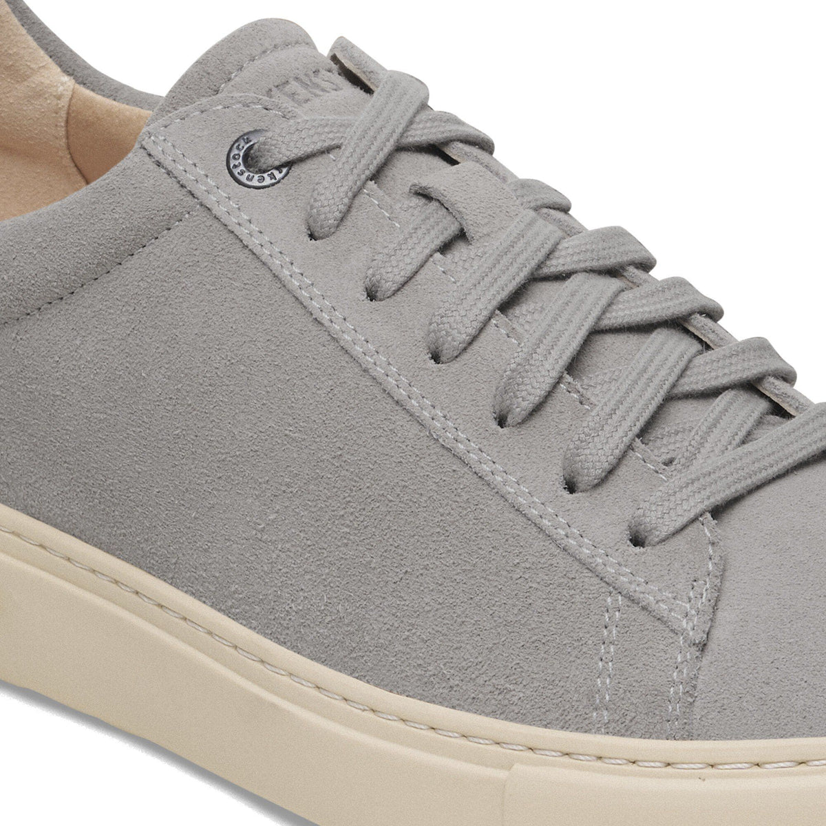 Bend Low Suede Leather in Color Stone Coin | Birkenstock