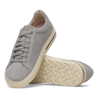Bend Low Suede Leather in Color Stone Coin | Birkenstock