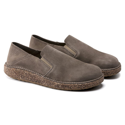 Callan Suede Leather in Color Gray Taupe | Birkenstock