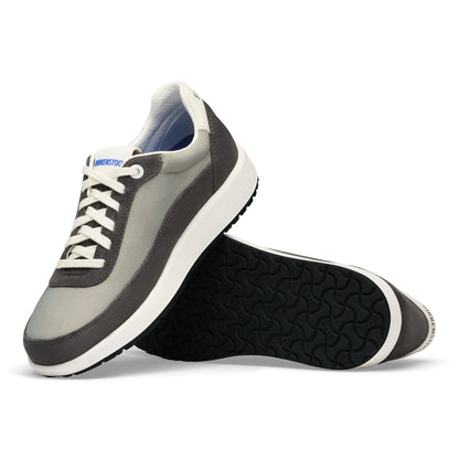 Honnef City Leather-Textile in Color Stone Coin/Charcoal | Birkenstock