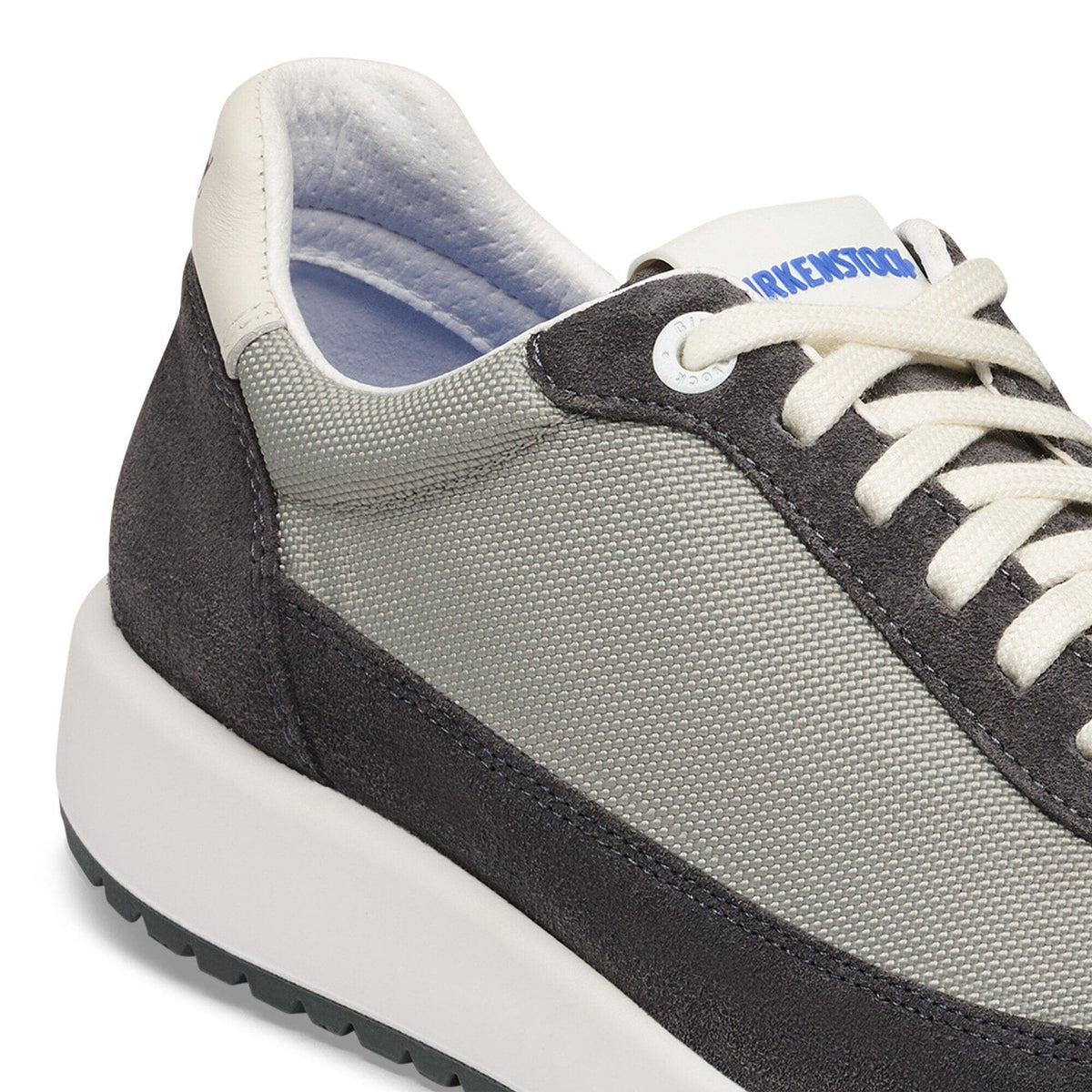Honnef City Leather-Textile in Color Stone Coin/Charcoal | Birkenstock