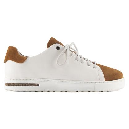 Bend Low Decon Pop Natural Leather-Nubuck in Color Mink/Eggshell | Birkenstock