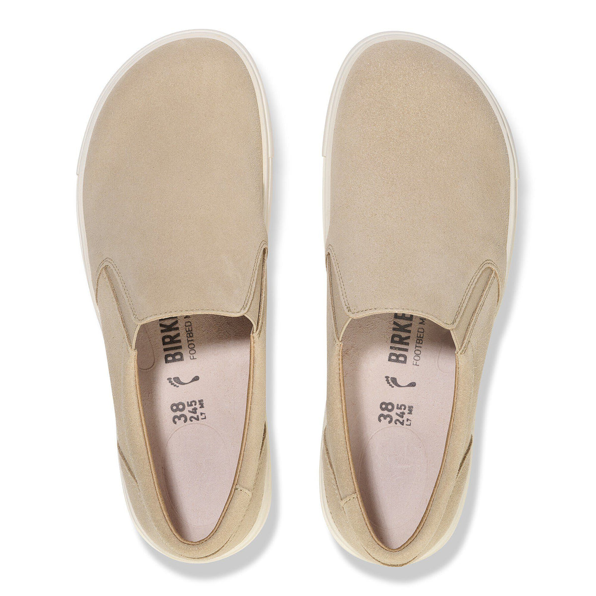 Oswego Suede Leather in Color Sandcastle | Birkenstock