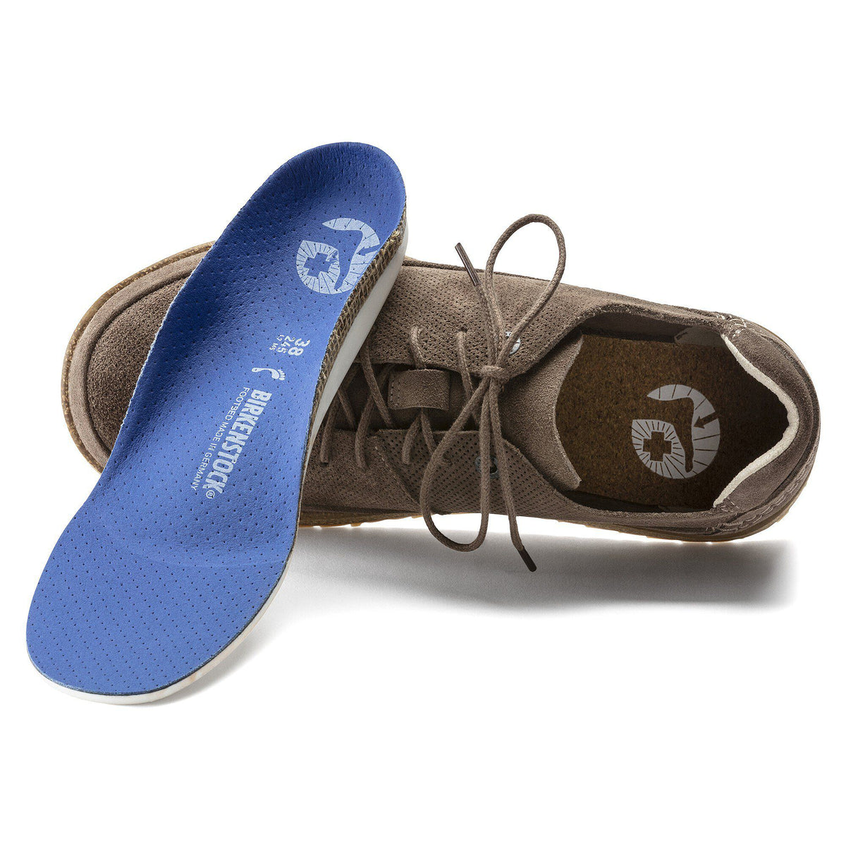 Honnef Light Suede Leather in Color Gray Taupe | Birkenstock