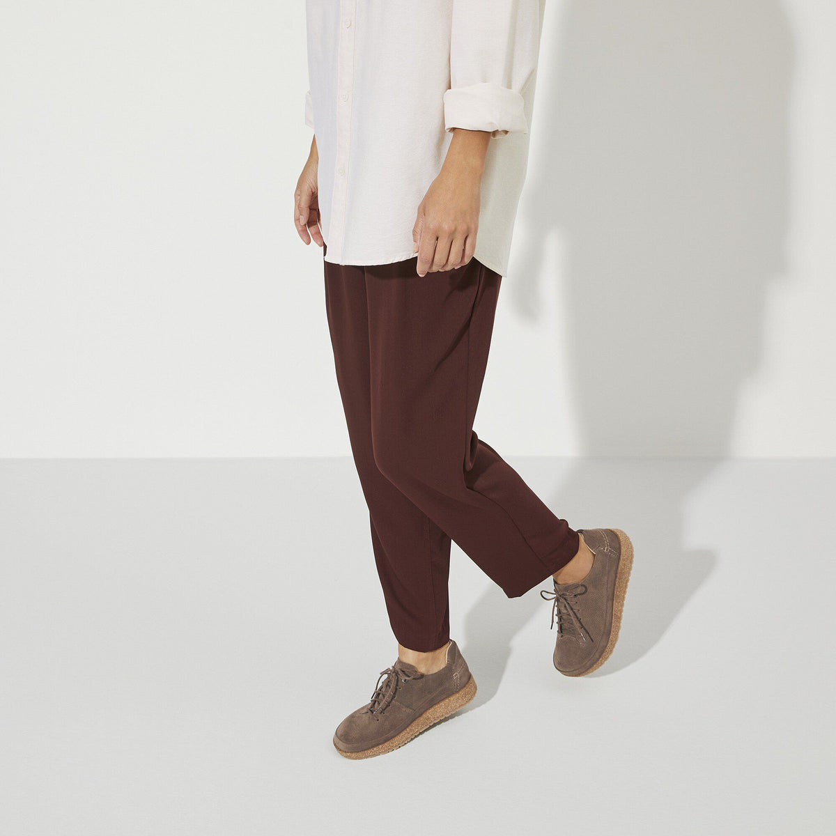 Honnef Light Suede Leather in Color Gray Taupe | Birkenstock
