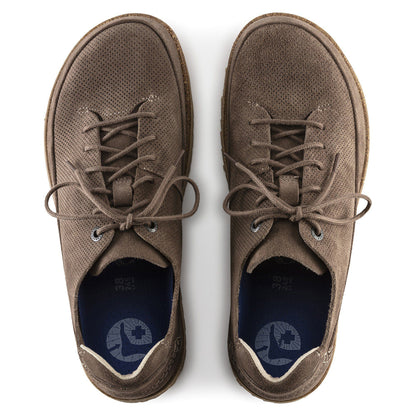 Honnef Light Suede Leather in Color Gray Taupe | Birkenstock