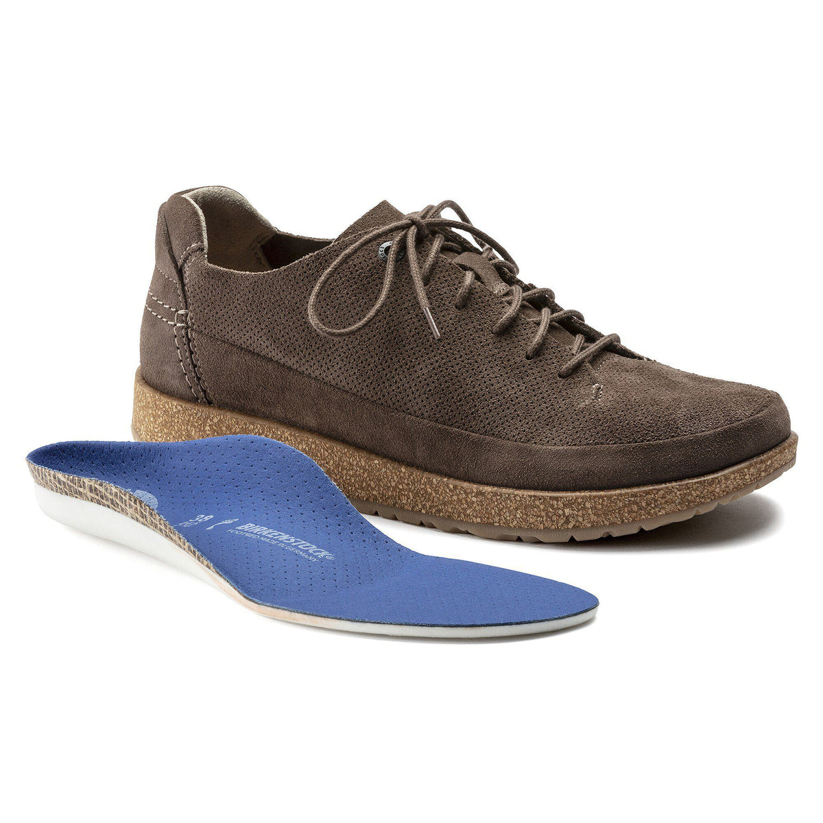 Honnef Light Suede Leather in Color Gray Taupe | Birkenstock