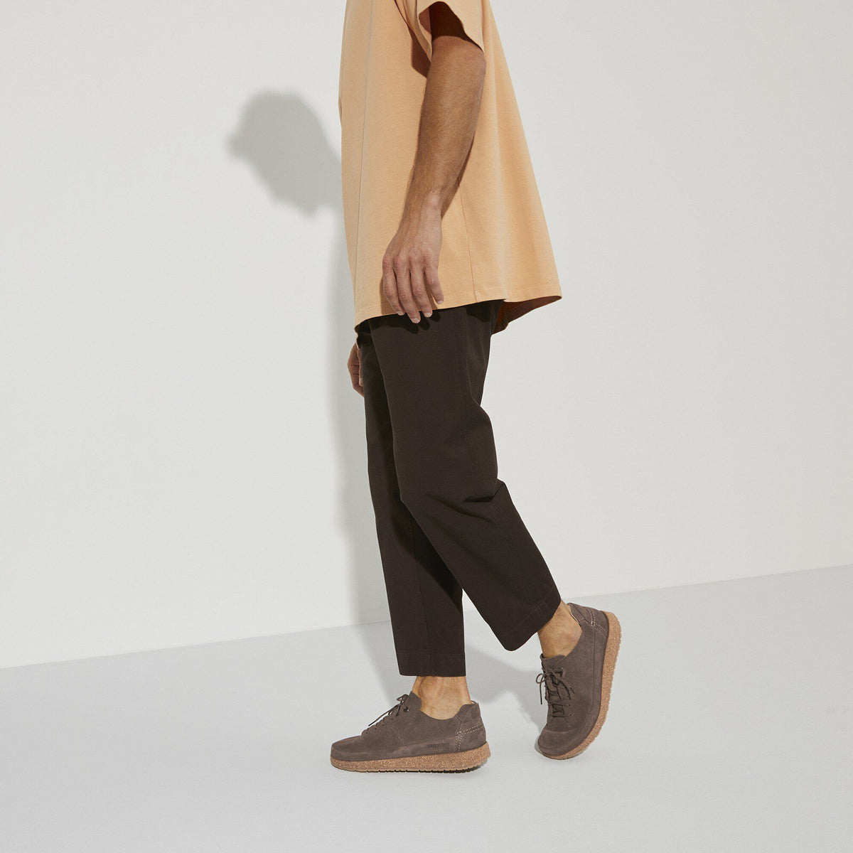 Honnef Light Suede Leather in Color Gray Taupe | Birkenstock