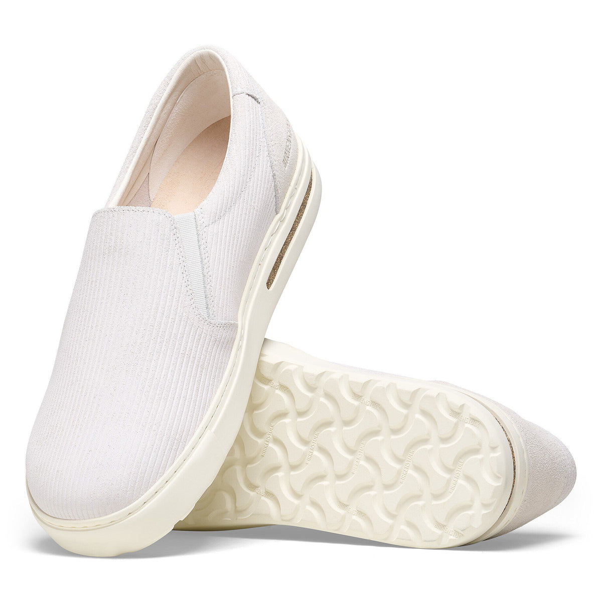 Oswego Suede Leather in Color Antique White | Birkenstock