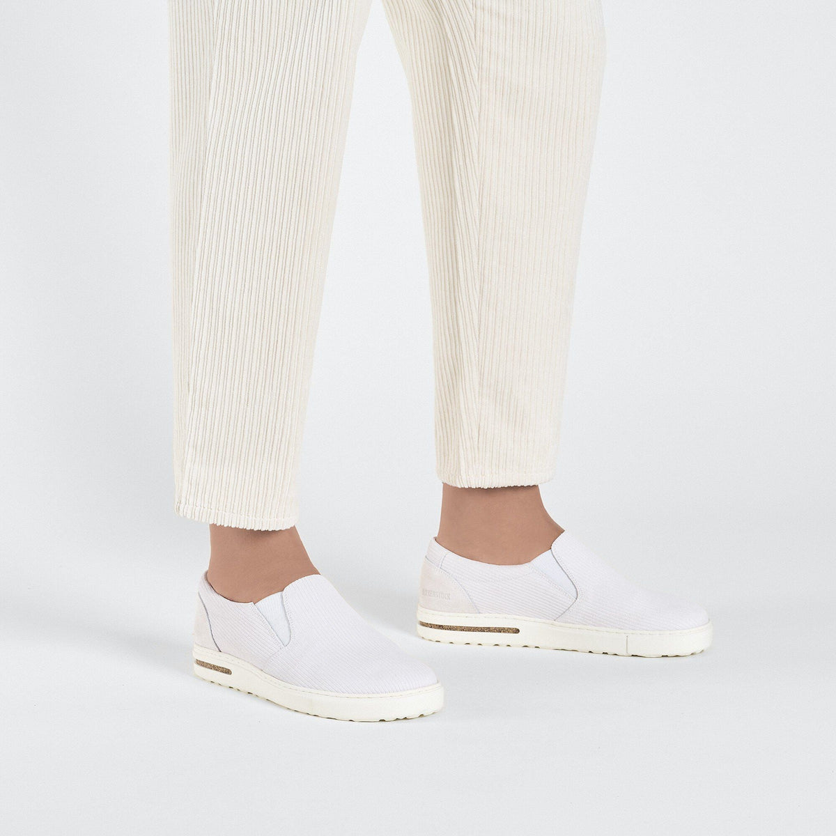 Oswego Suede Leather in Color Antique White | Birkenstock
