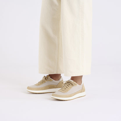 Honnef City Leather-Textile in Color New Beige | Birkenstock
