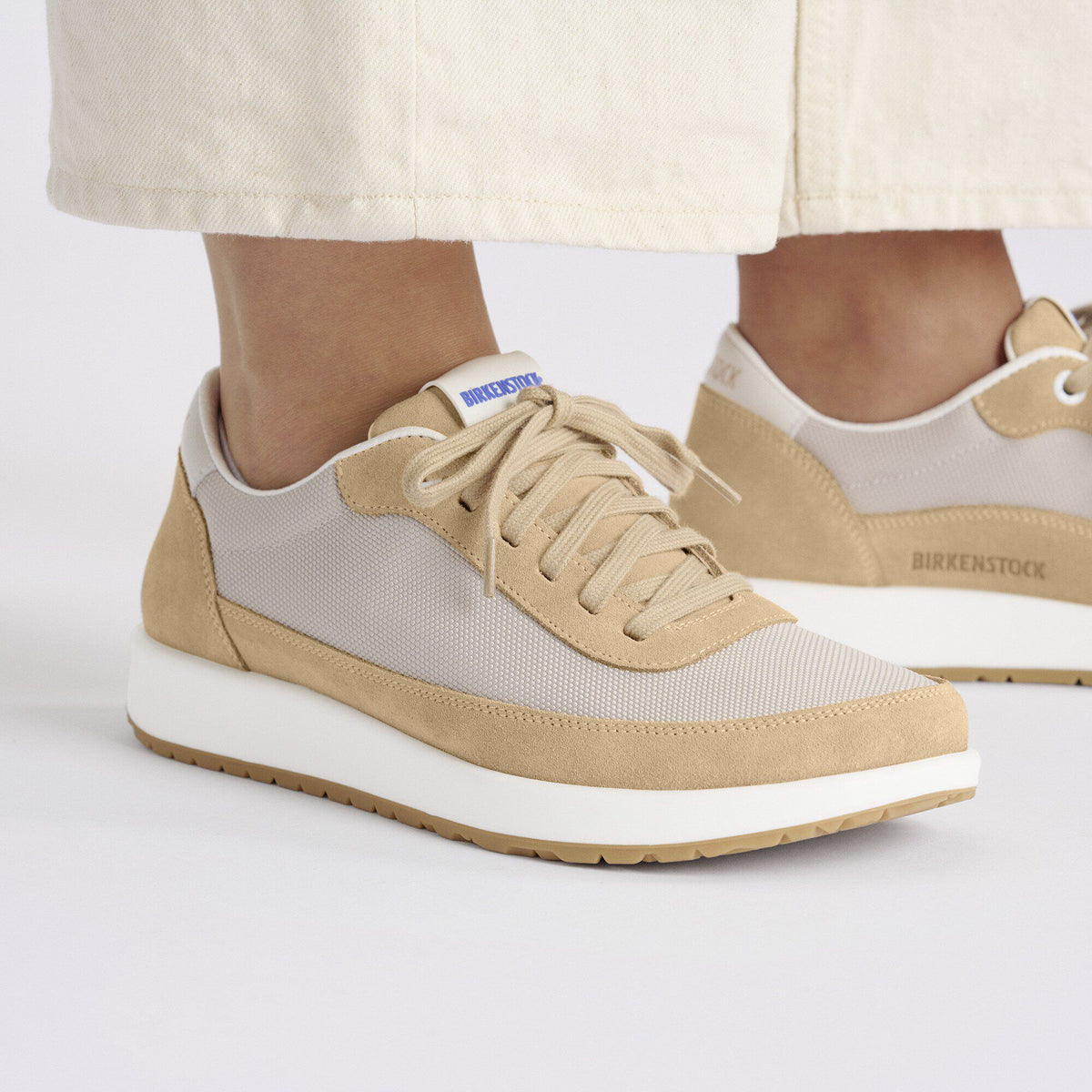 Honnef City Leather-Textile in Color New Beige | Birkenstock