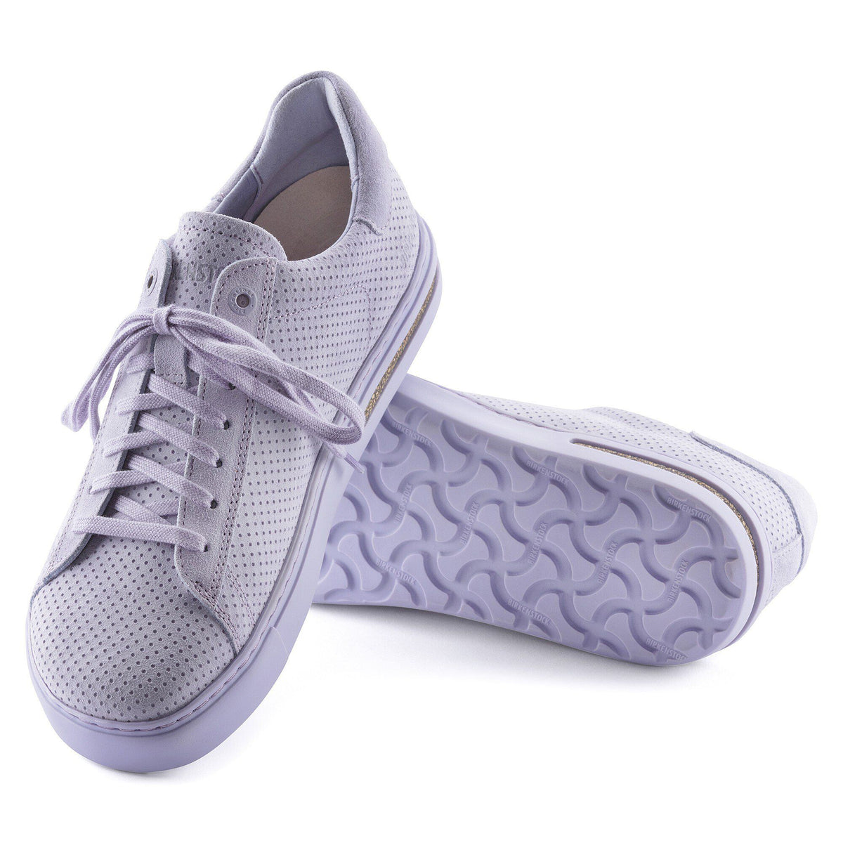 Bend Low Suede Embossed in Color Purple Fog | Birkenstock