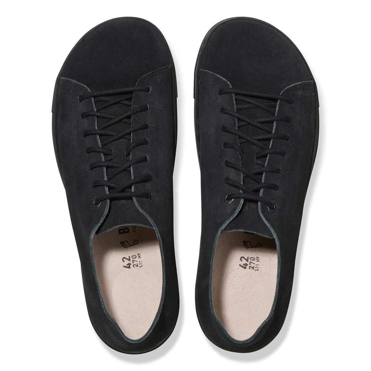 Bend Low Decon Nubuck Leather in Color Triple Black | Birkenstock