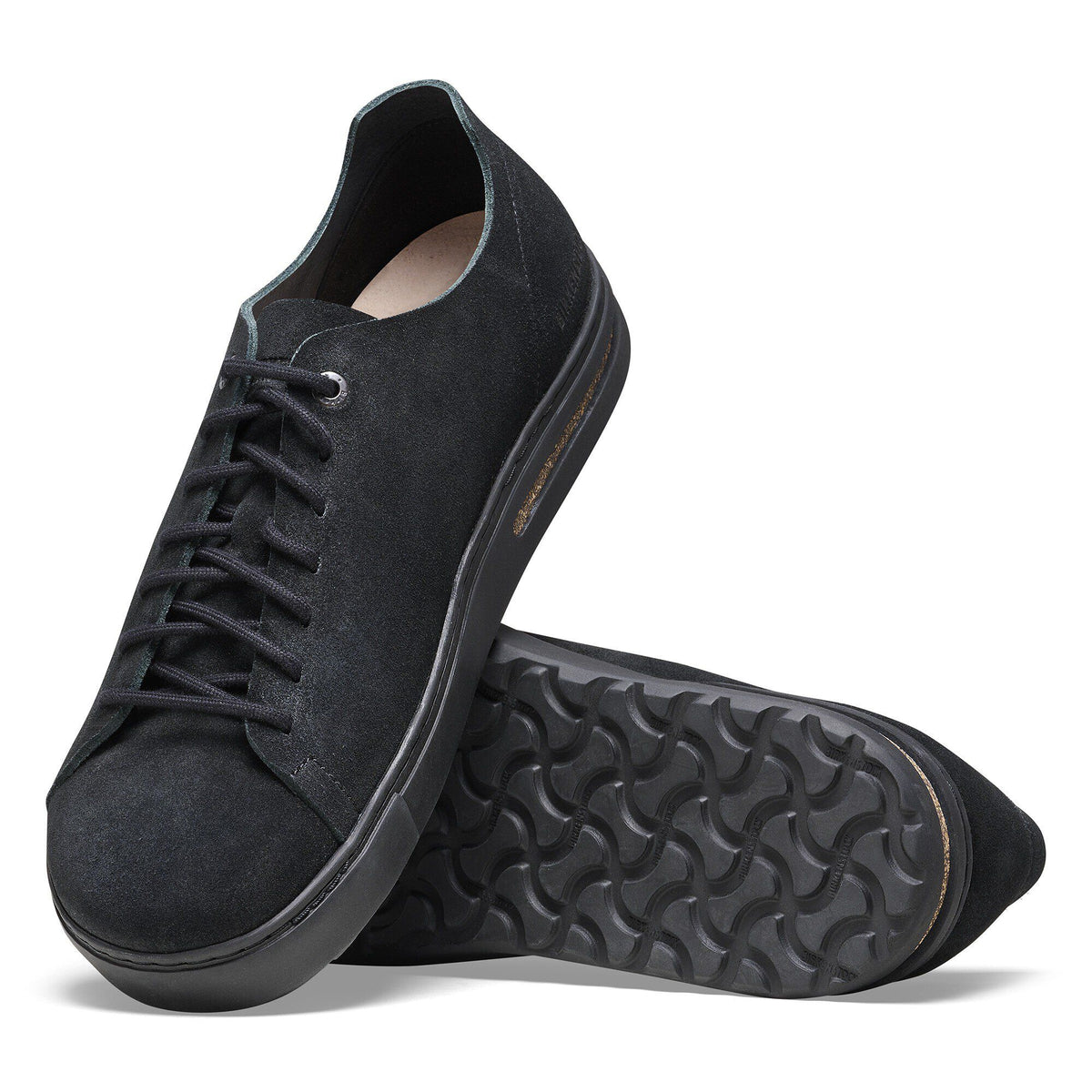 Bend Low Decon Nubuck Leather in Color Triple Black | Birkenstock