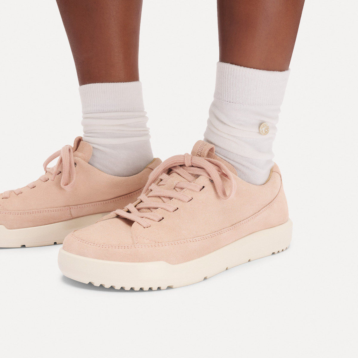 Melbourne Suede Leather in Color Light Rose | Birkenstock