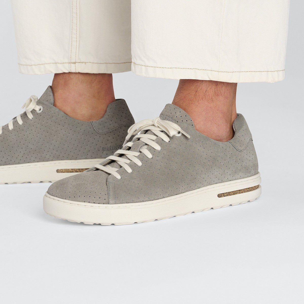 Bend Low Suede Embossed in Color Dotted Stone Coin | Birkenstock
