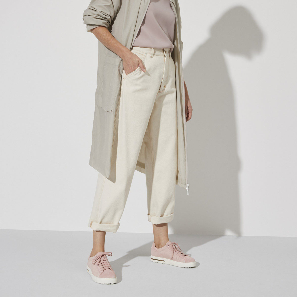 Bend Low Canvas-Suede in Color Soft Pink | Birkenstock