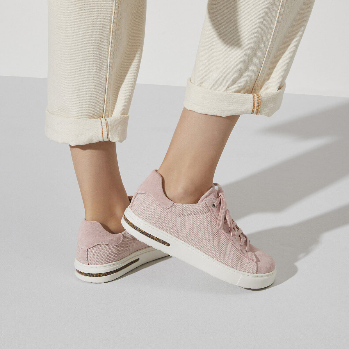 Bend Low Canvas-Suede in Color Soft Pink | Birkenstock