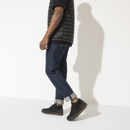 Honnef High Nubuck Leather in Color Black | Birkenstock