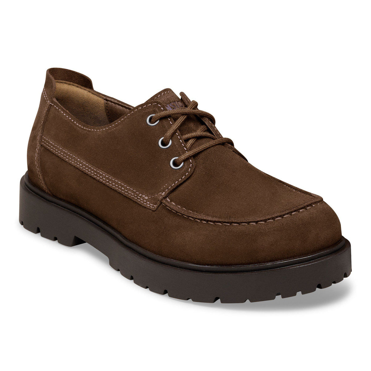 Highwood Moc Lace Suede Leather in Color Carafe | Birkenstock