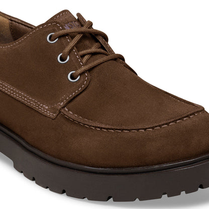 Highwood Moc Lace Suede Leather in Color Carafe | Birkenstock