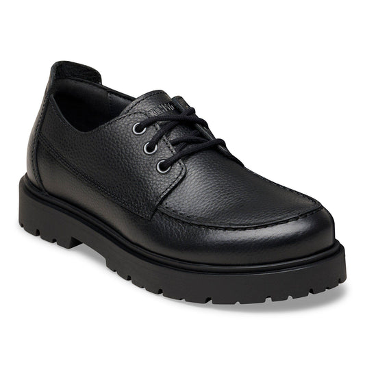 Highwood Moc Lace Leather in Color Black | Birkenstock