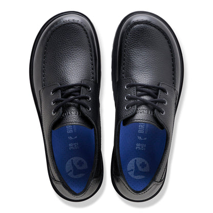 Highwood Moc Lace Leather in Color Black | Birkenstock