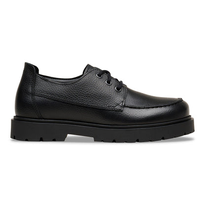 Highwood Moc Lace Leather in Color Black | Birkenstock