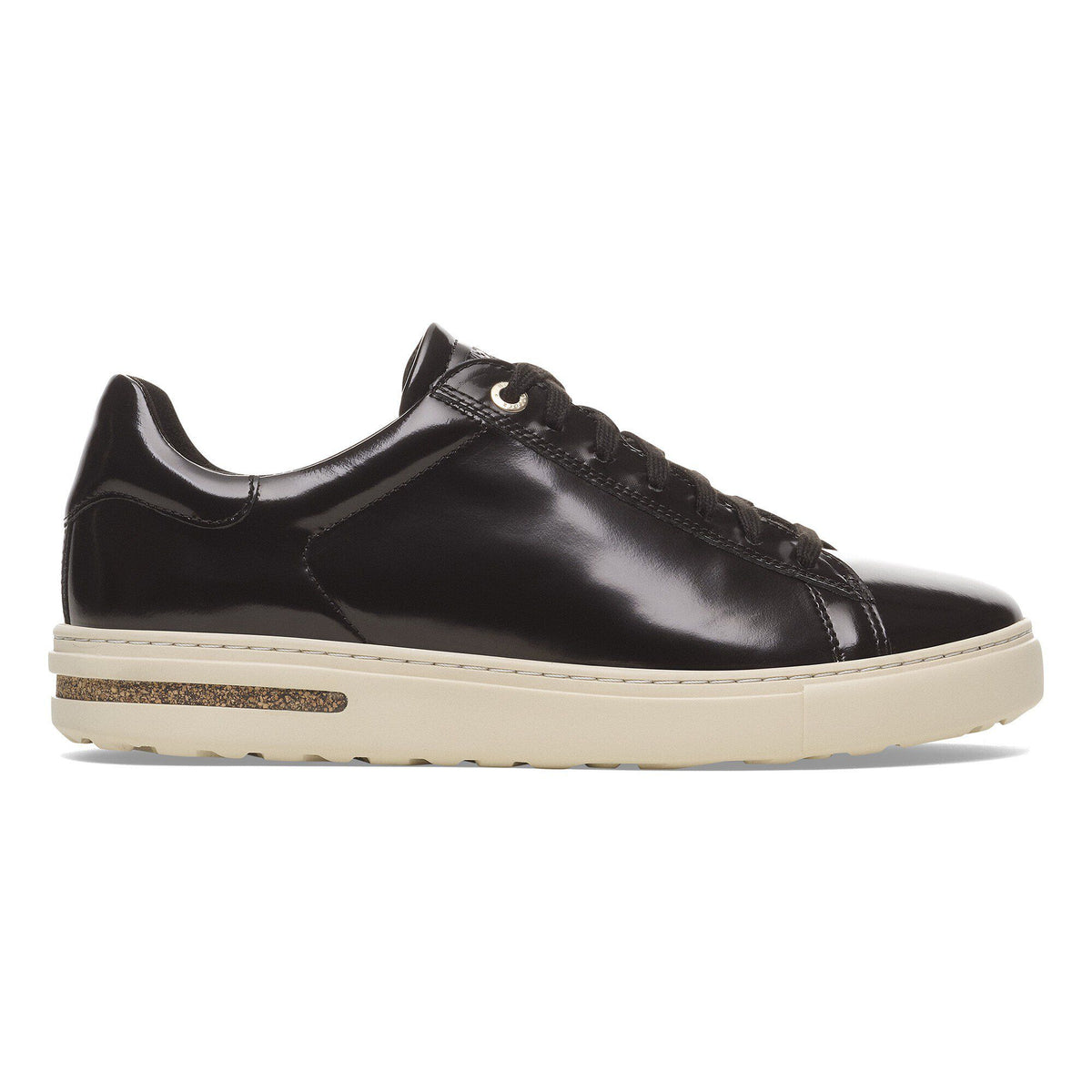 Bend Low Natural Leather Patent in Color Black | Birkenstock