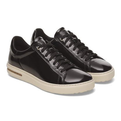 Bend Low Natural Leather Patent in Color Black | Birkenstock