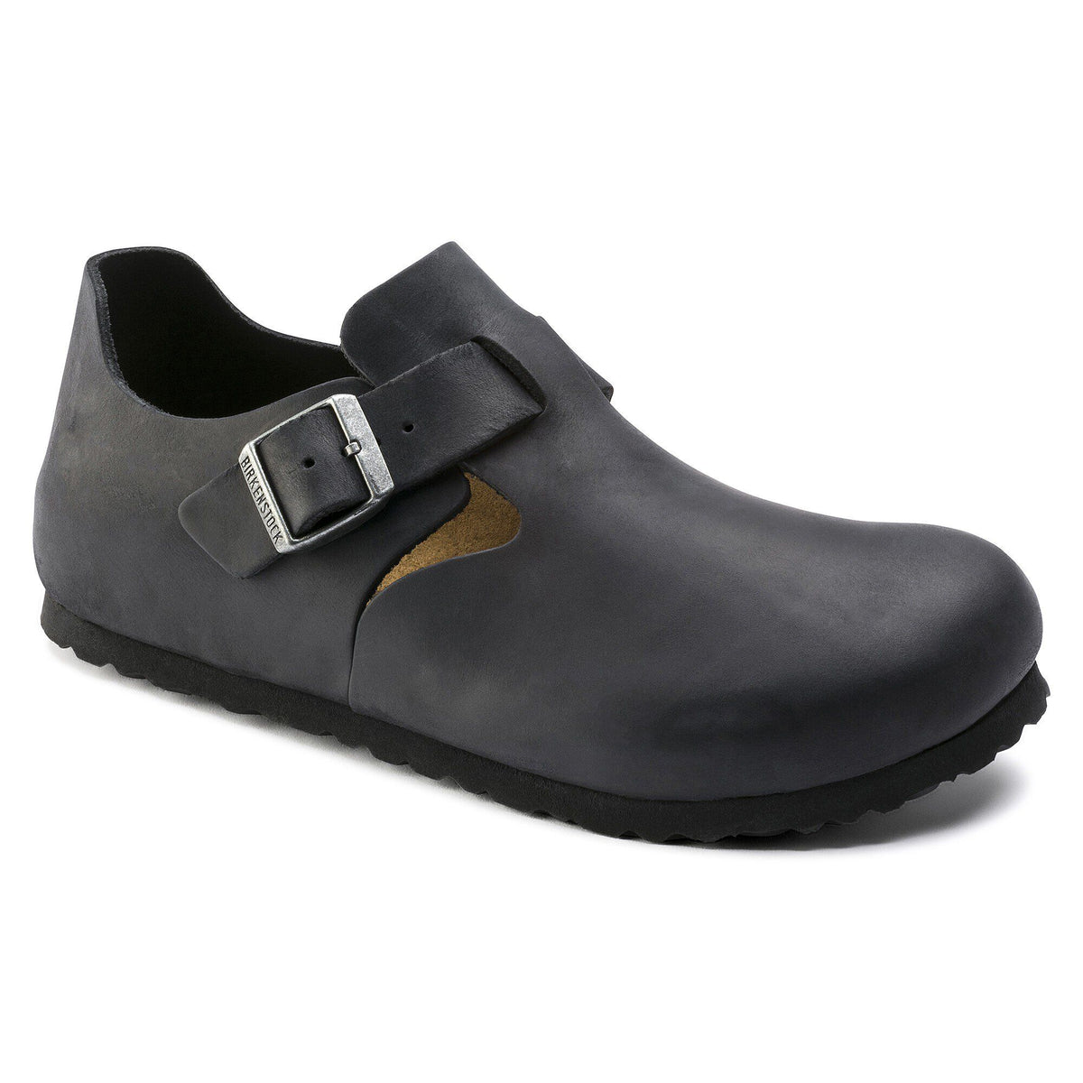 London Oiled Leather in Color Black | Birkenstock