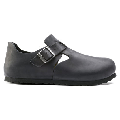 London Oiled Leather in Color Black | Birkenstock