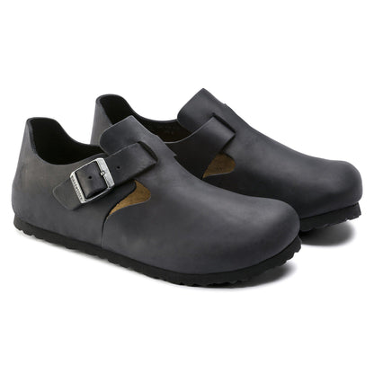 London Oiled Leather in Color Black | Birkenstock