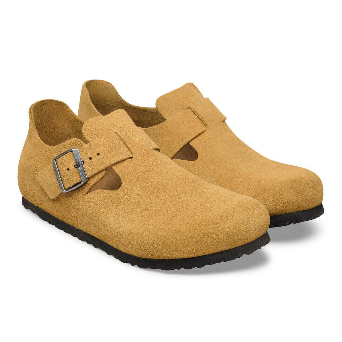 London Suede Leather in Color Cork Brown | Birkenstock