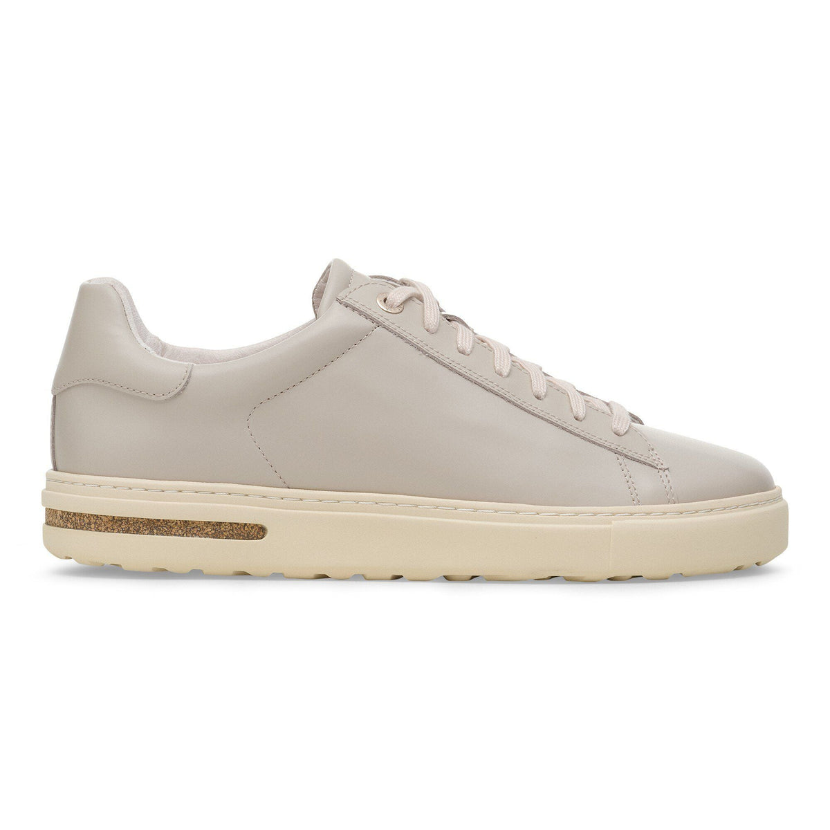 Bend Low Natural Leather Patent in Color Oyster | Birkenstock