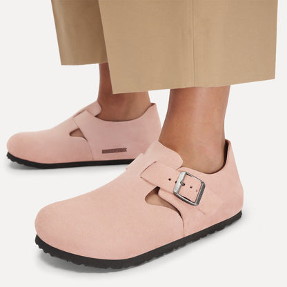 London Suede Leather in Color Pink Clay | Birkenstock