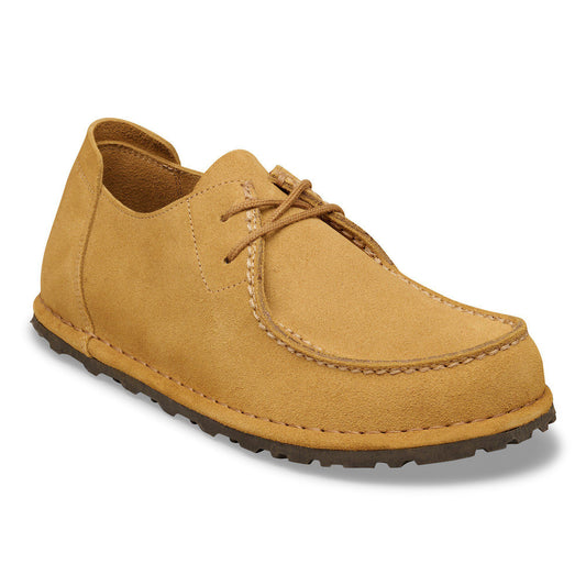 Utti Lace Suede Leather in Color Cork Brown | Birkenstock