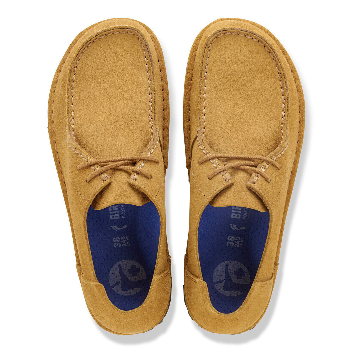 Utti Lace Suede Leather in Color Cork Brown | Birkenstock